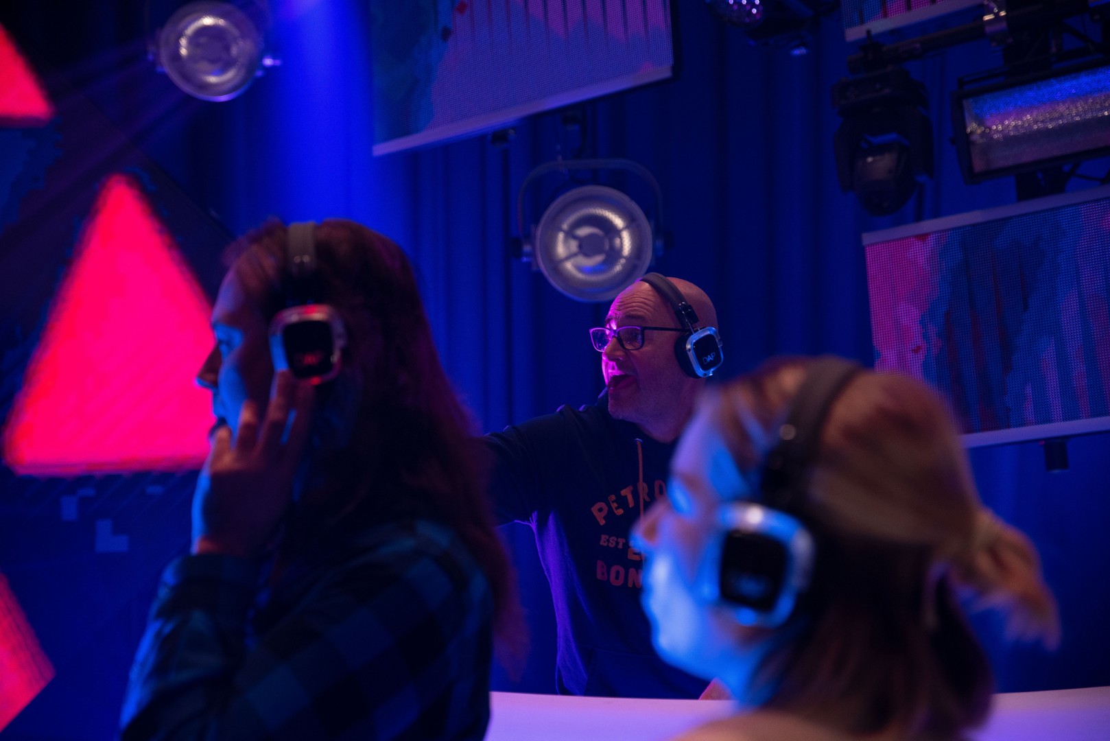Silent Disco Headphones 3 Kanalen