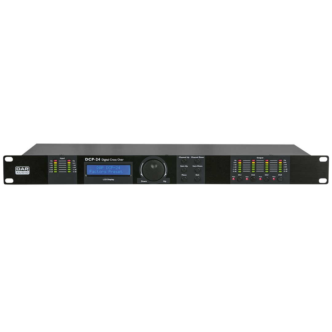 DCP-24 MKII 4-kanaals digitale crossover