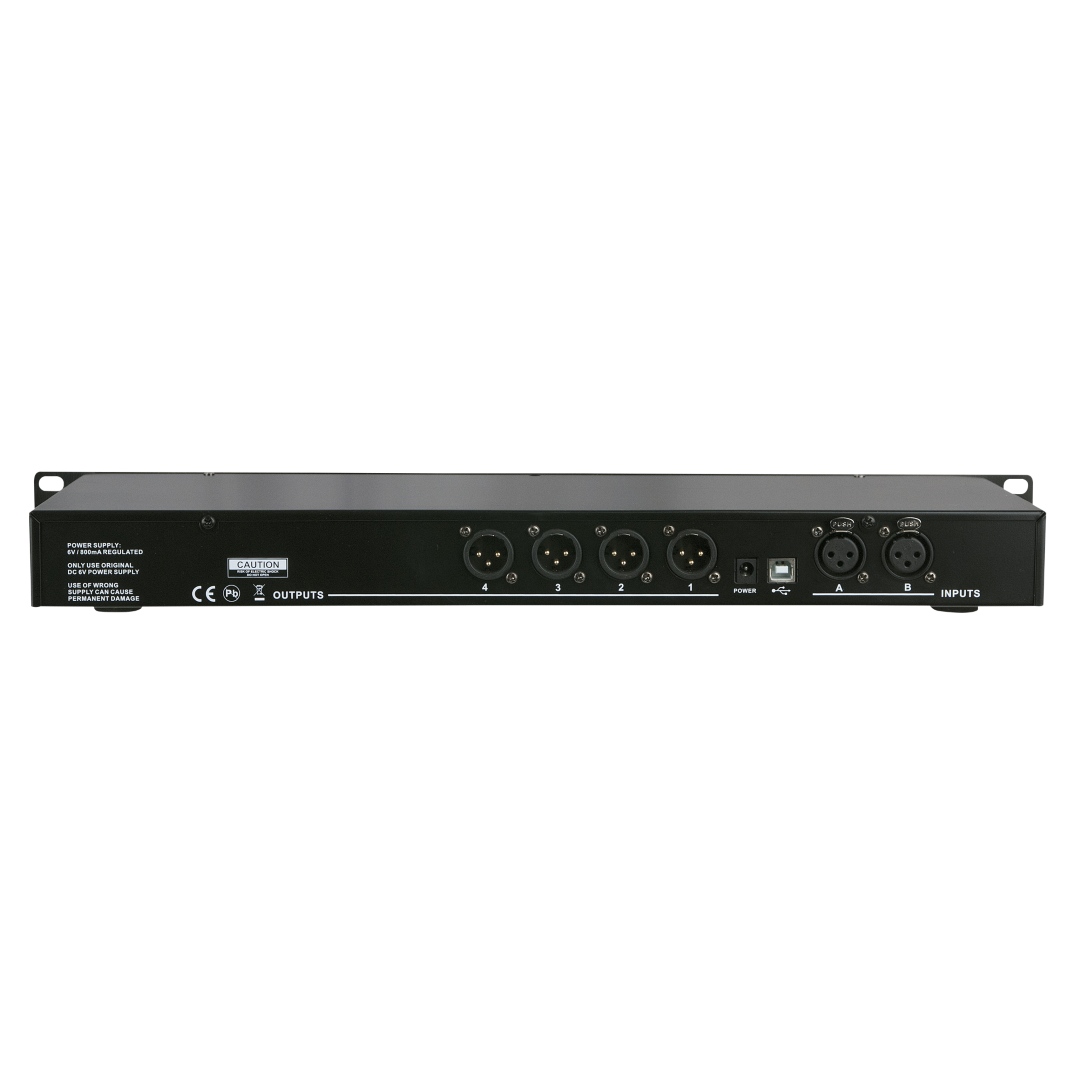 DCP-24 MKII 4-kanaals digitale crossover