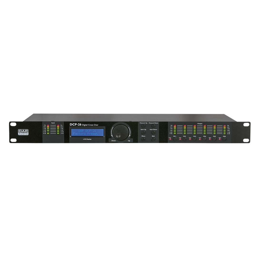 DCP-26 MKII 6-channel digital crossover