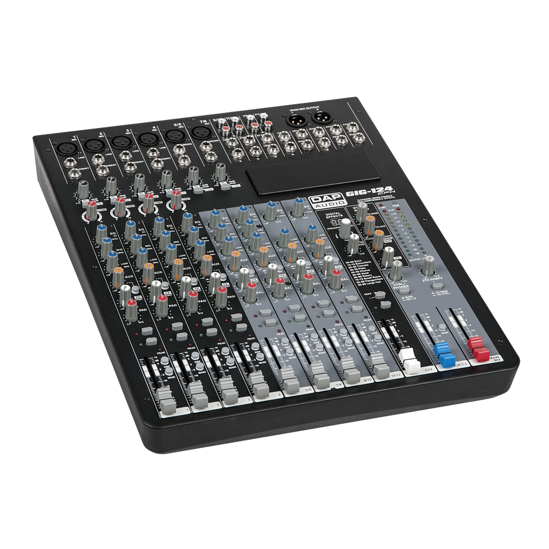 GIG-124CFX 12-kanaals analoog mengpaneel