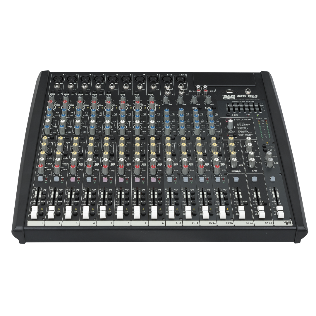 GIG-164CFX 16-kanaals mengpaneel (8 mono, 4 stereo)