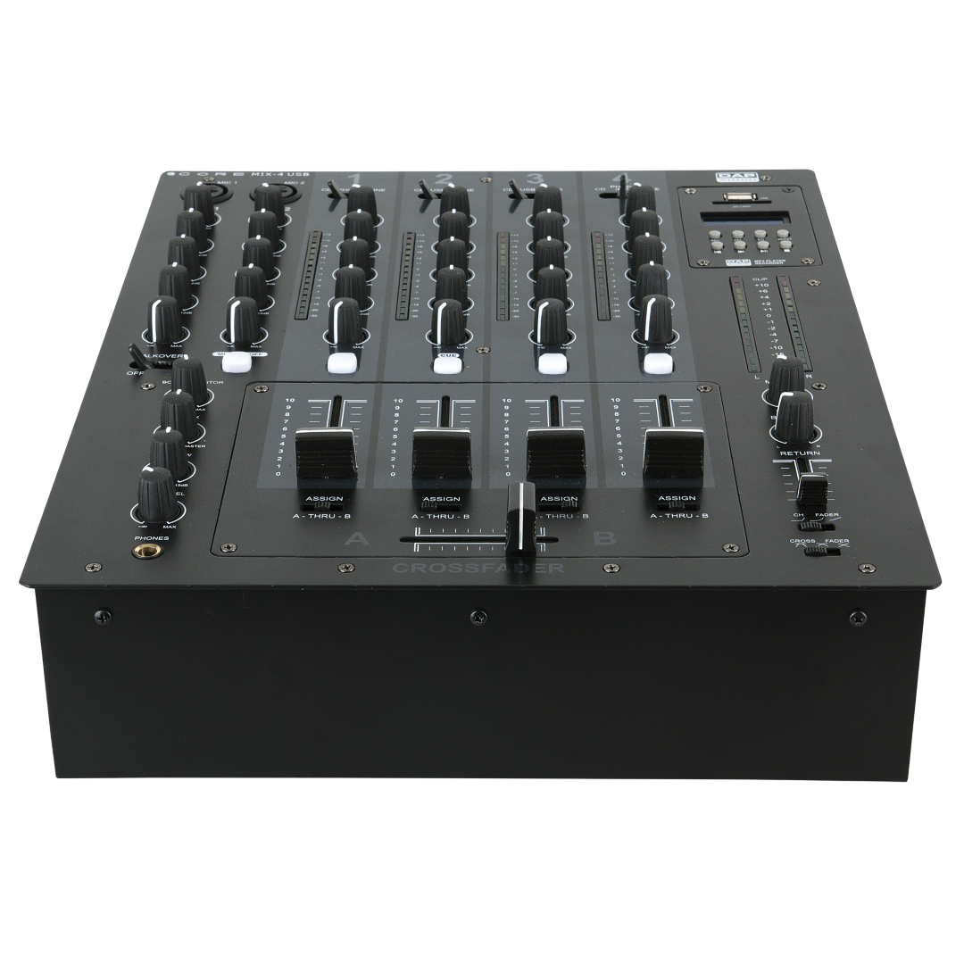 CORE MIX-4 USB 4-kanaals DJ-mixer met USB-interface
