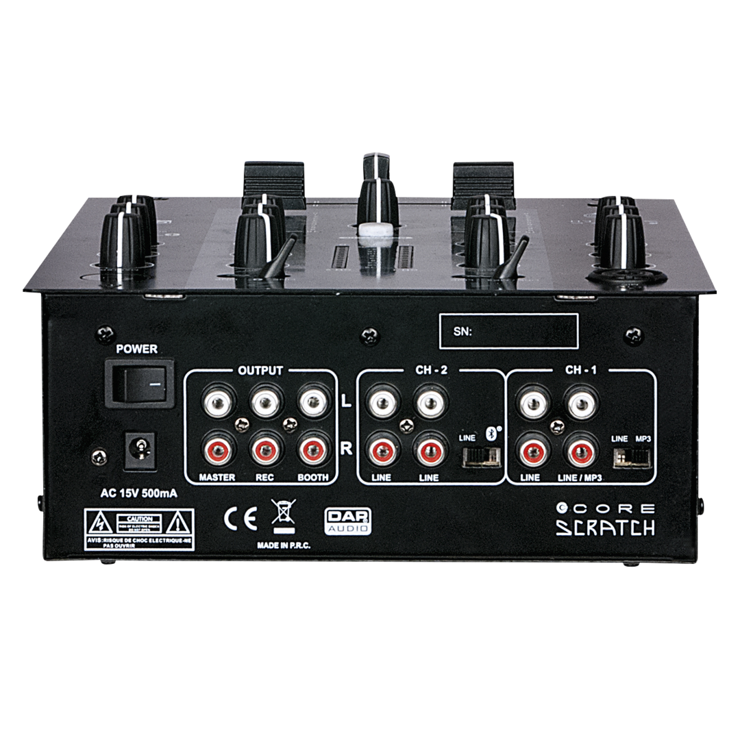 CORE Scratch 2-kanaals DJ-mixer