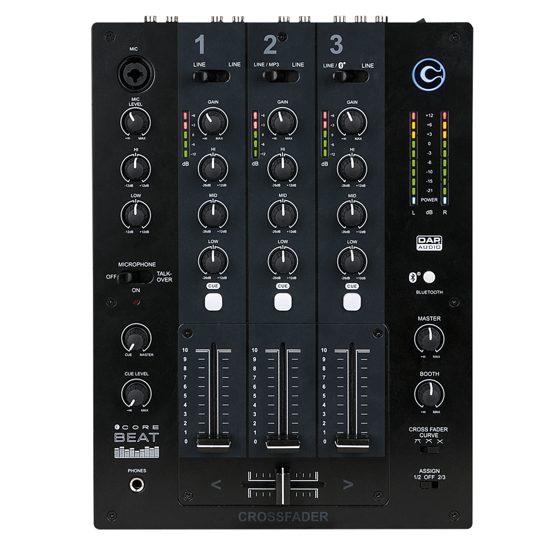 CORE Beat 3-kanaals DJ-mixer