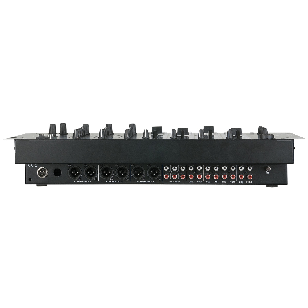 IMIX-5.3 5-kanaals 4U installatiemixer - 3 zones