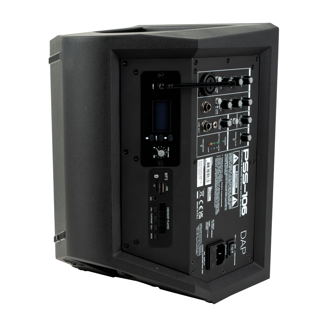 PSS-106 Battery Speaker with Wireless Receiver 6,5