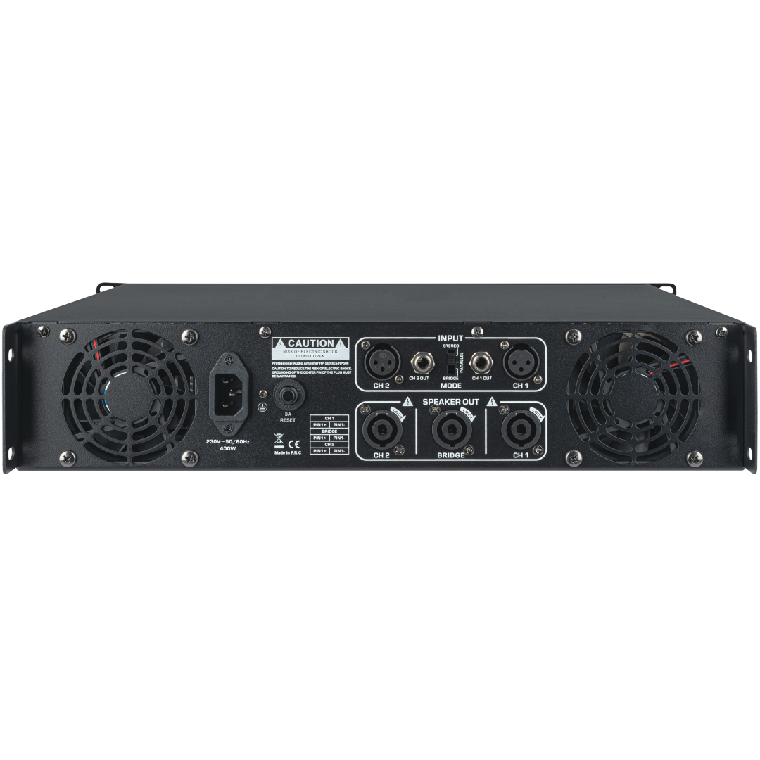 HP-500 2x 200 W versterker