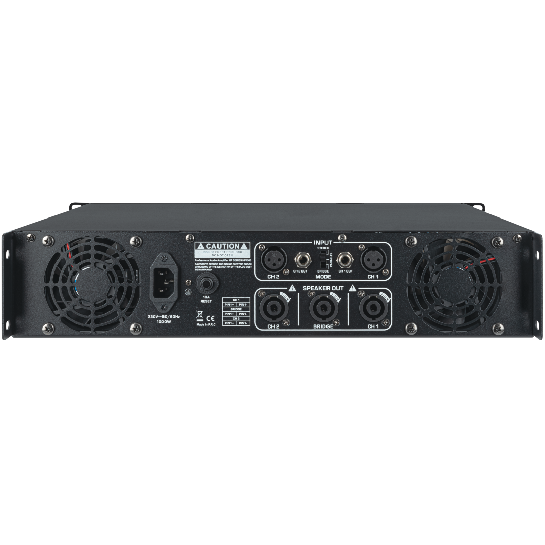 HP-1500 2x 750 W versterker