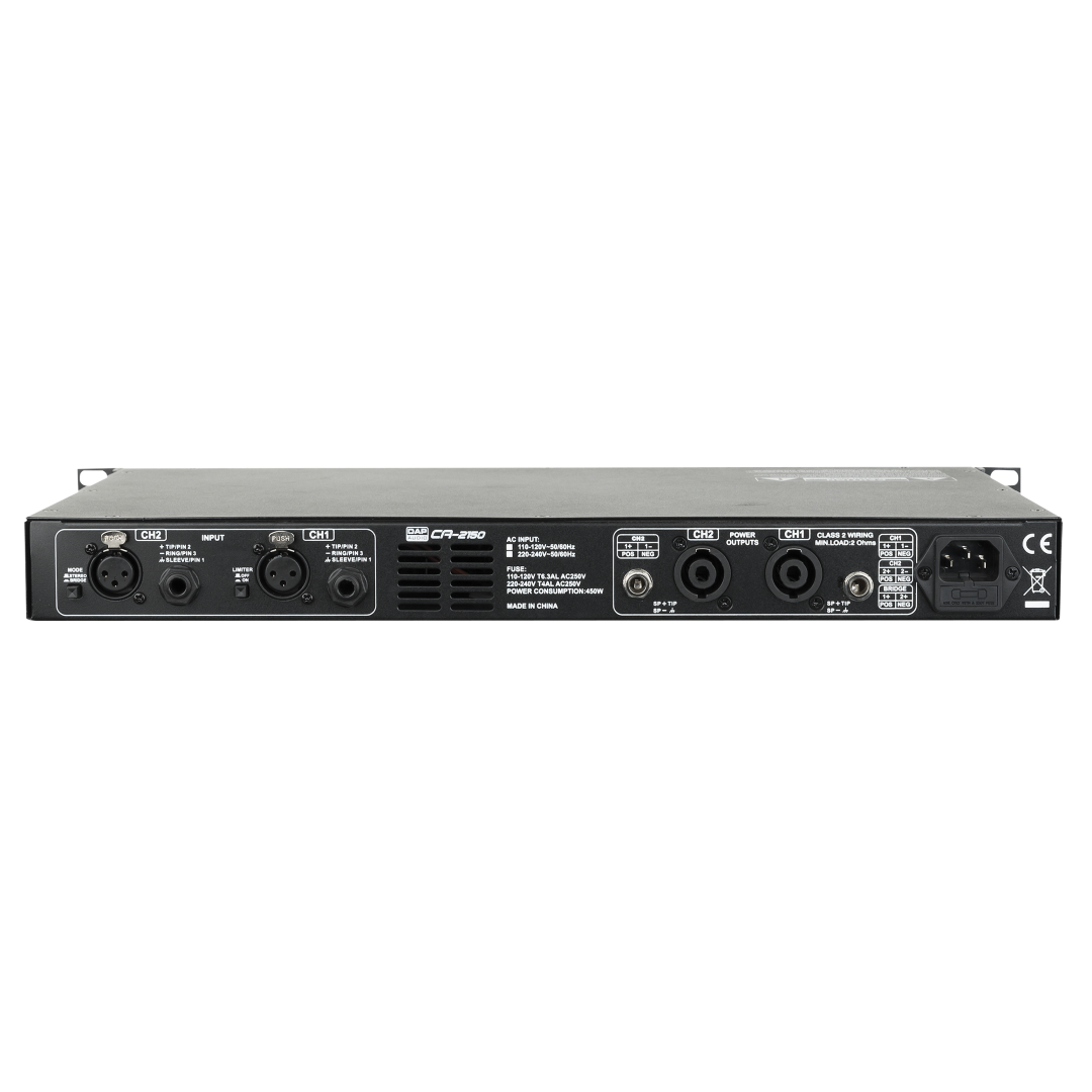 CA-2150 Compacte 2-kanaals versterker (2x 150 W)