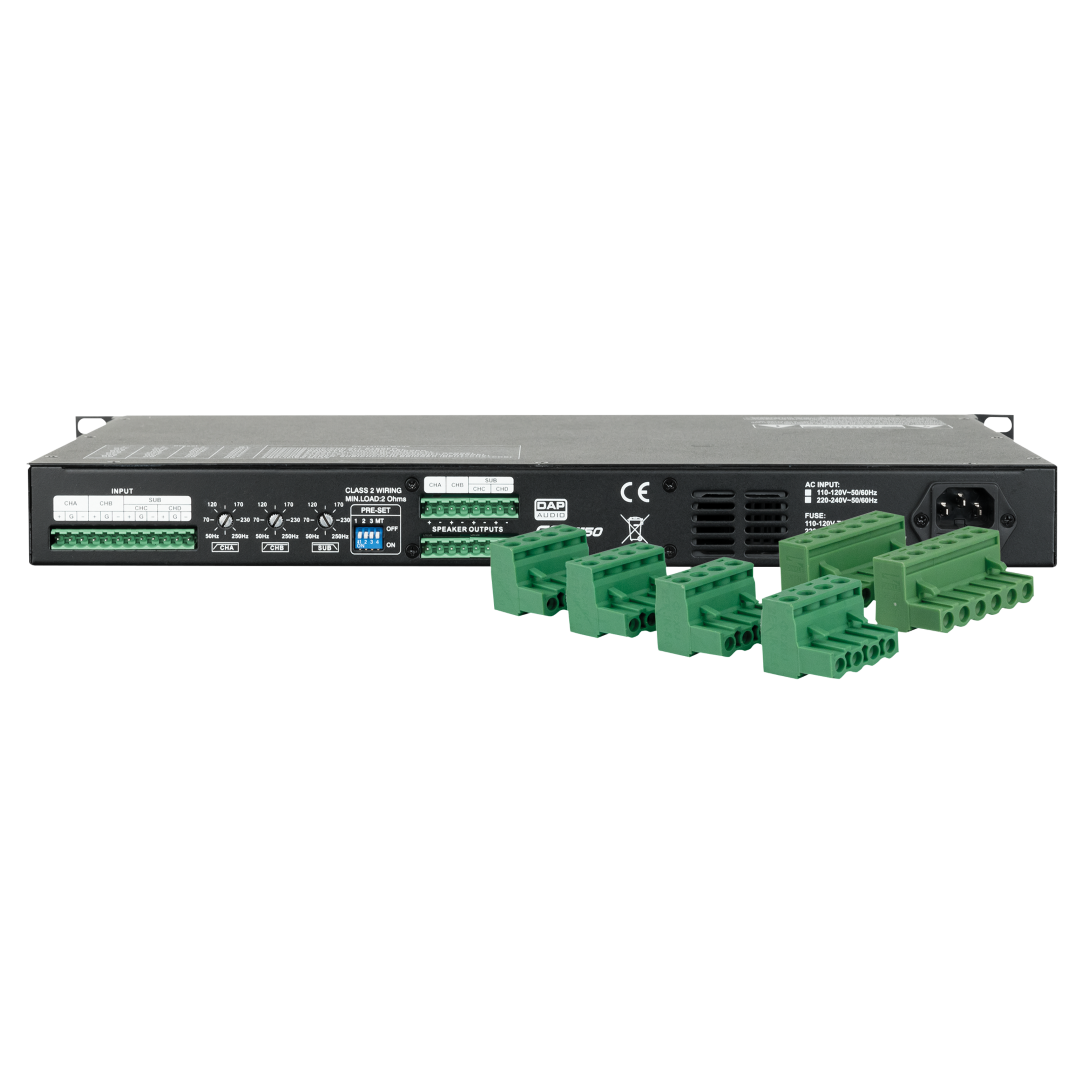 CA-4150 Compacte 4-kanaals versterker (4x 150 W)
