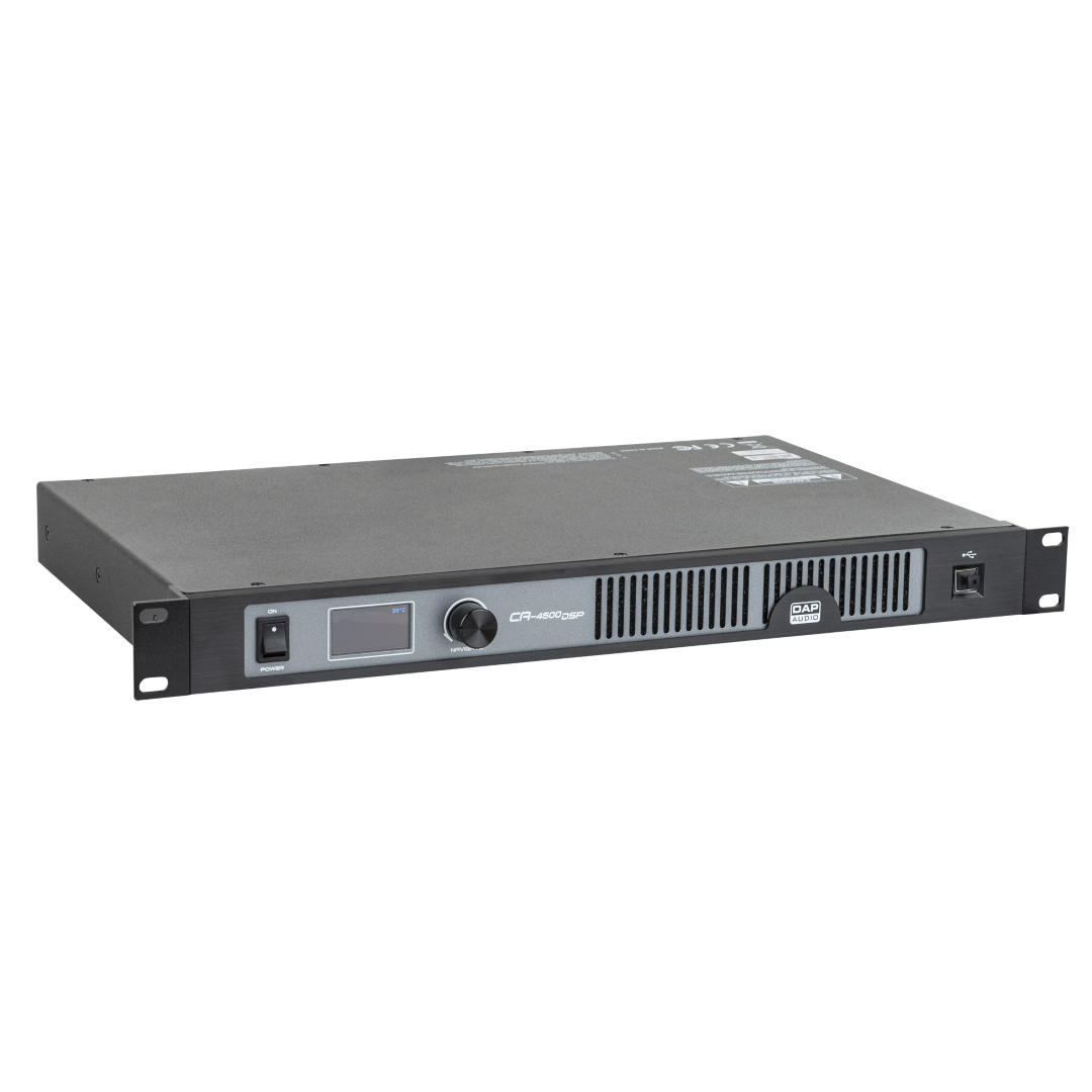 CA-4500 DSP Compacte 4-kanaals versterker (4x 500 W) - met DSP