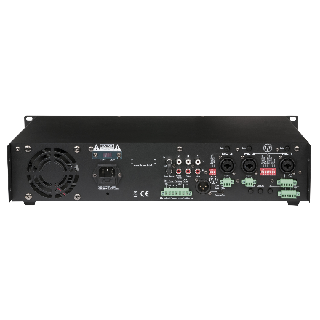 PA-7120 4-kanaals 120 W 100 V Mengversterker