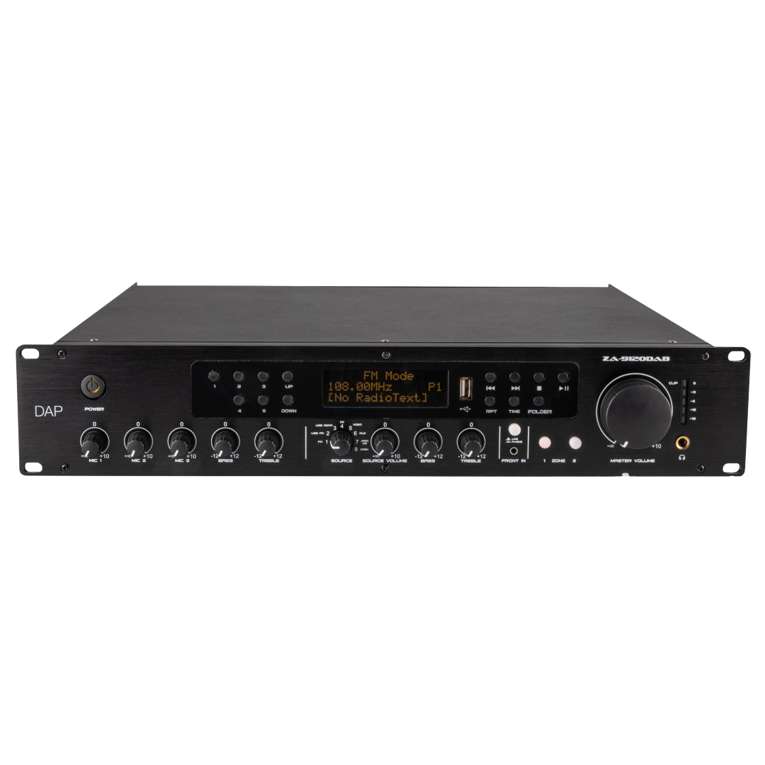 ZA-9120DAB 120 W 100 V 2-Zone Mengversterker