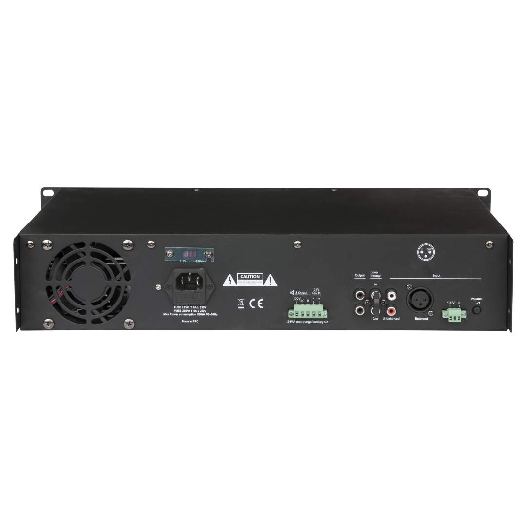 PA-250 250 W 100 V Mono Versterker