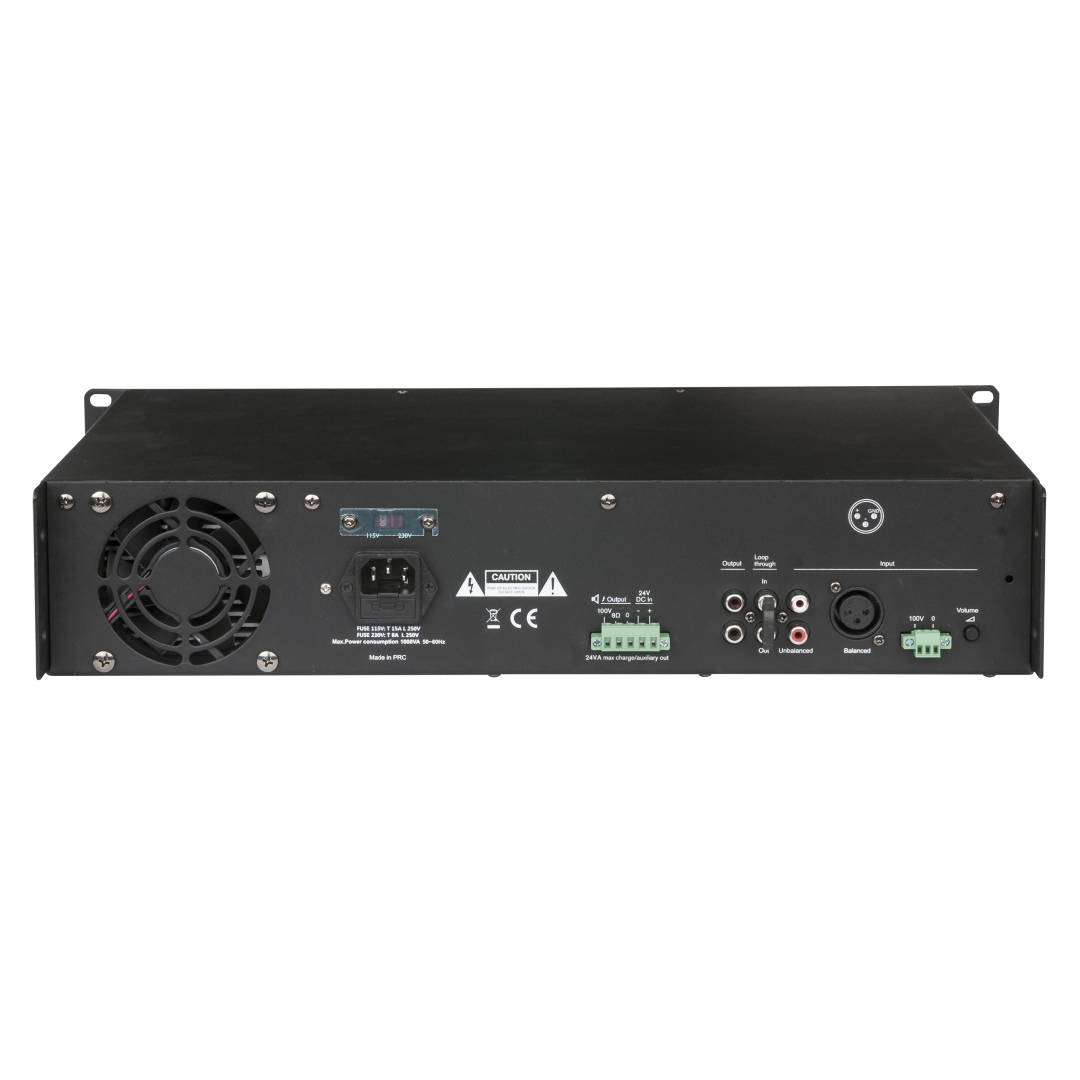PA-500 500 W 100 V Mono Versterker