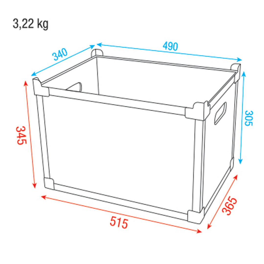 Stack Case Value Line Stapelcase H4 30cm hoog 