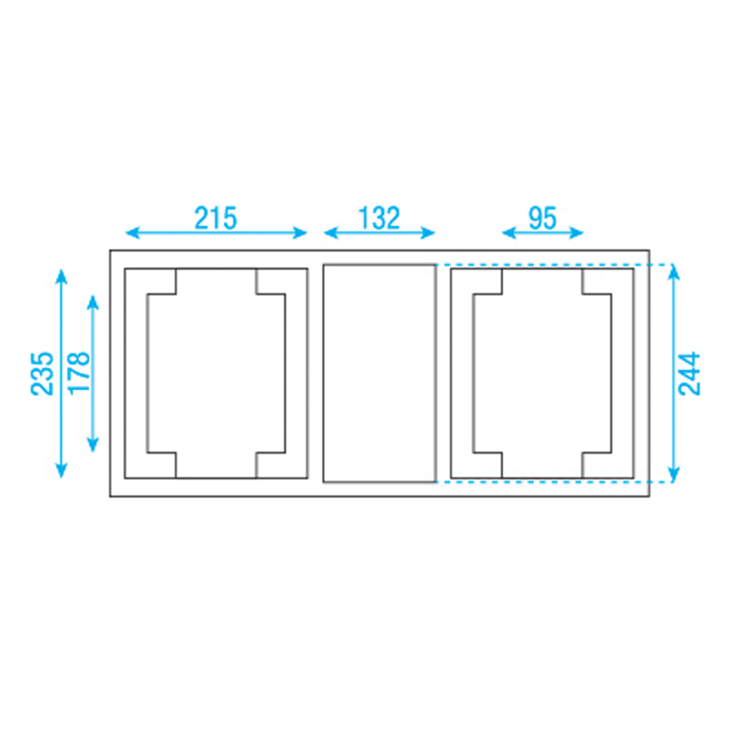 Koffer voor 2 stuks Phantom 65 Value Line