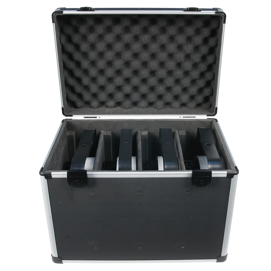Flightcase voor 4 Flat Parren 