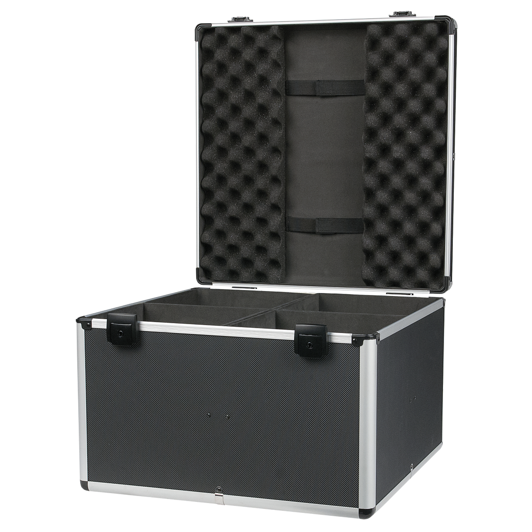 Flightcase met 4 vakken voor o.a. LEDpar56 