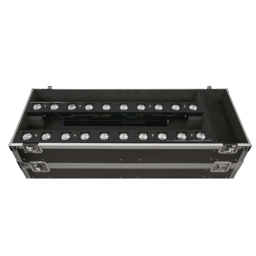 Flightcase voor 12 stuks Sunstrip Actief 