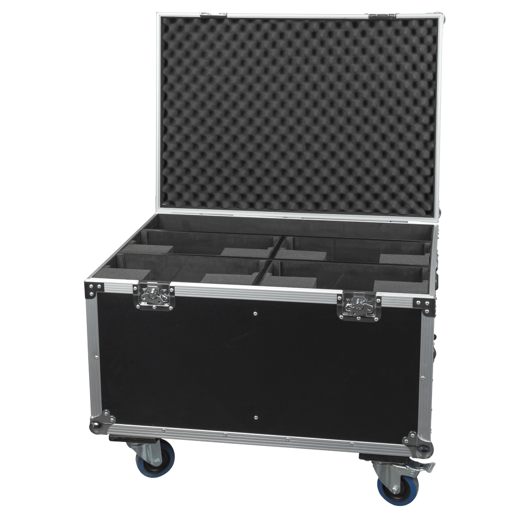 Flightcase Stage Blinder 4 LED voor 4 stuks 