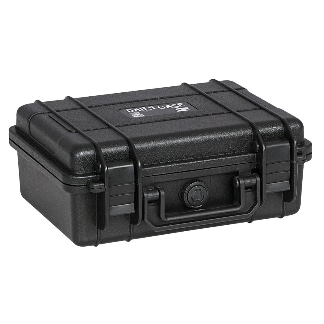 Daily Case 2 Binnen afmetingen: 215x144x84 mm met plukschuim - PVC Koffer
