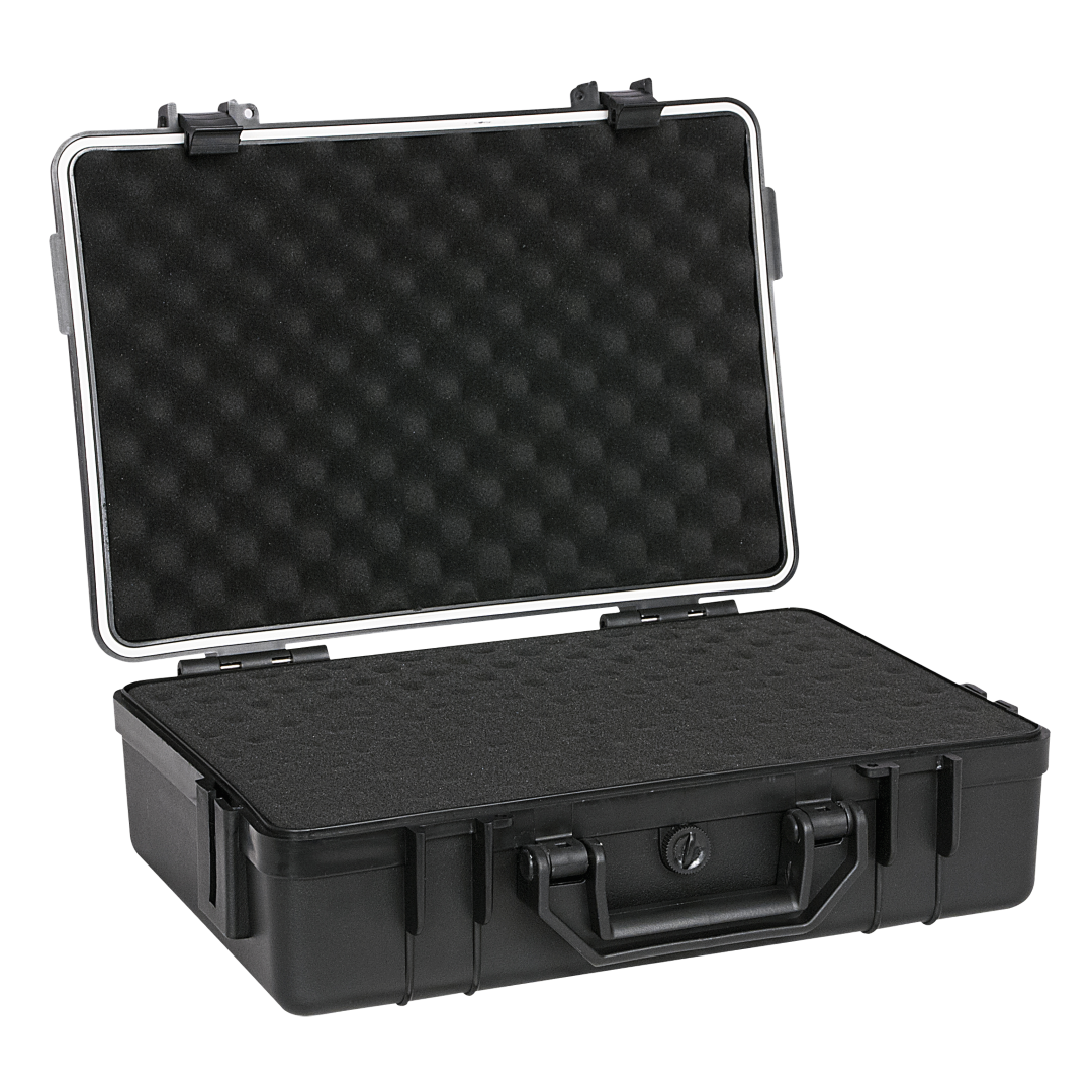 Daily Case 9 Binnenafmetingen: 365x247x105 mm met plukschuim - PVC Koffer 