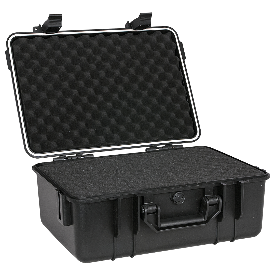 Daily Case 15 Binnenafmetingen: 390x265x150 mm met plukschuim - PVC koffer