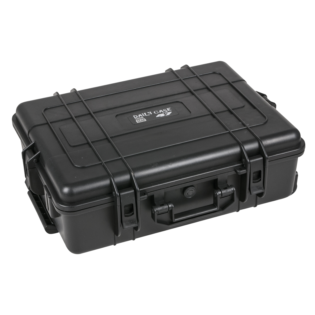 Daily Case 47 met trolley Binnenafmetingen 590x420x190 mm met plukschuim - PVC TrolleyCase