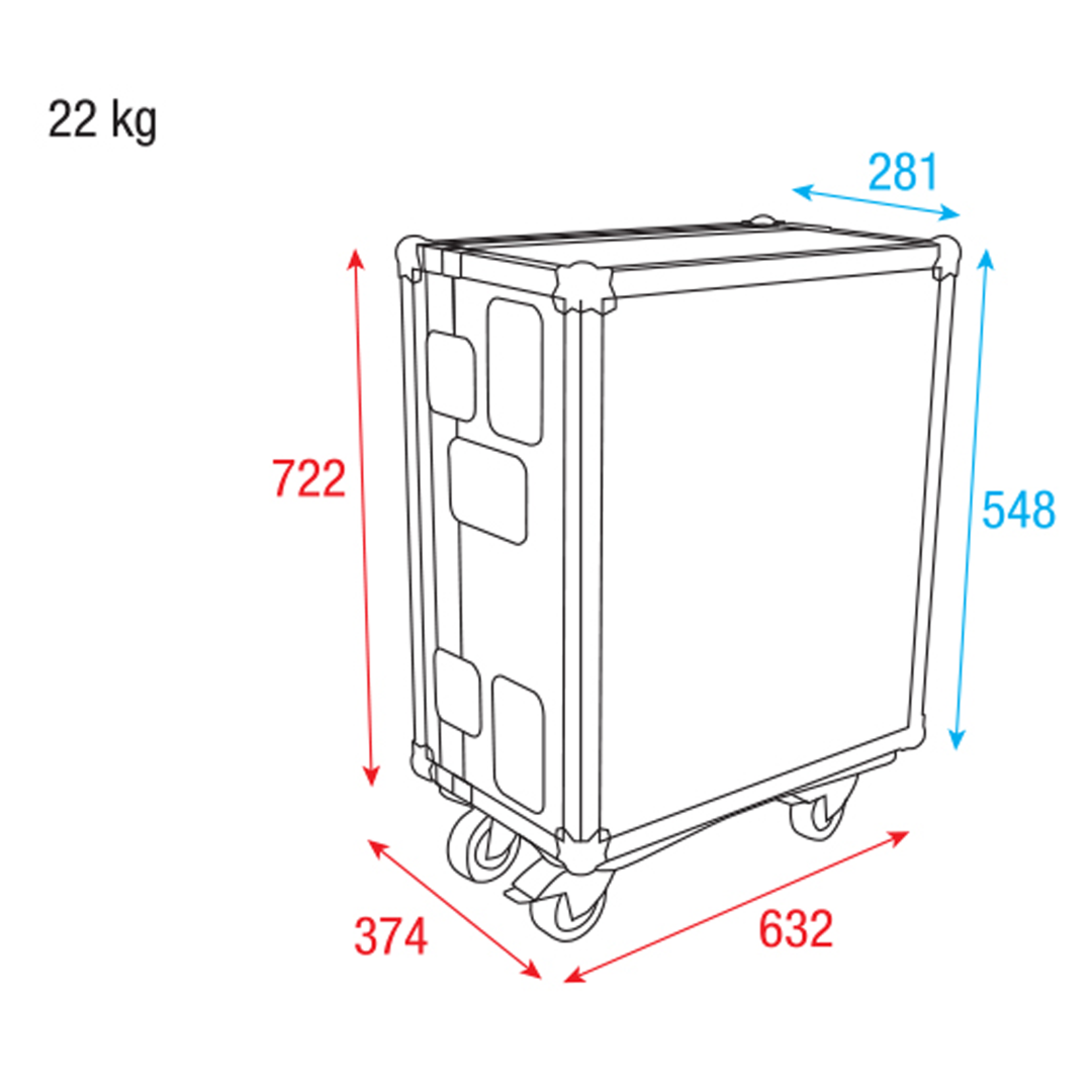 Flightcase voor Chimp 300 