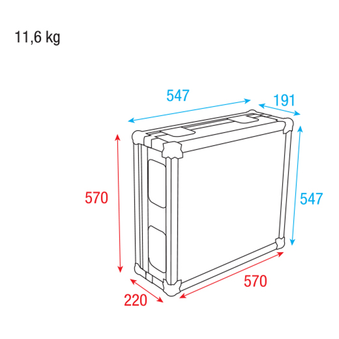 Flightcase voor Banana Wing Premium Line