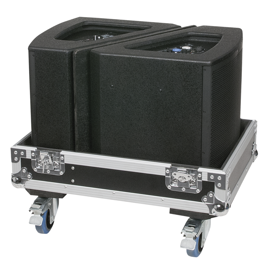 Flightcase voor M12 monitoren voor 2 stuks 