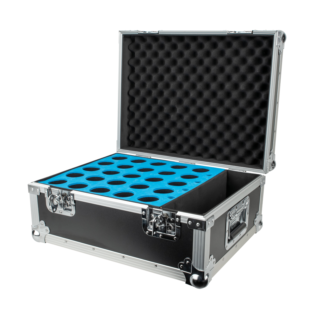 Microfoon flightcase voor 25 mics 