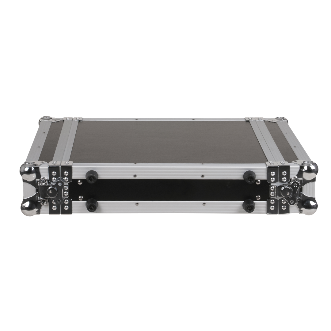 Double Door Case 2U 19inch rek flightcase 2 eenheden hoog 