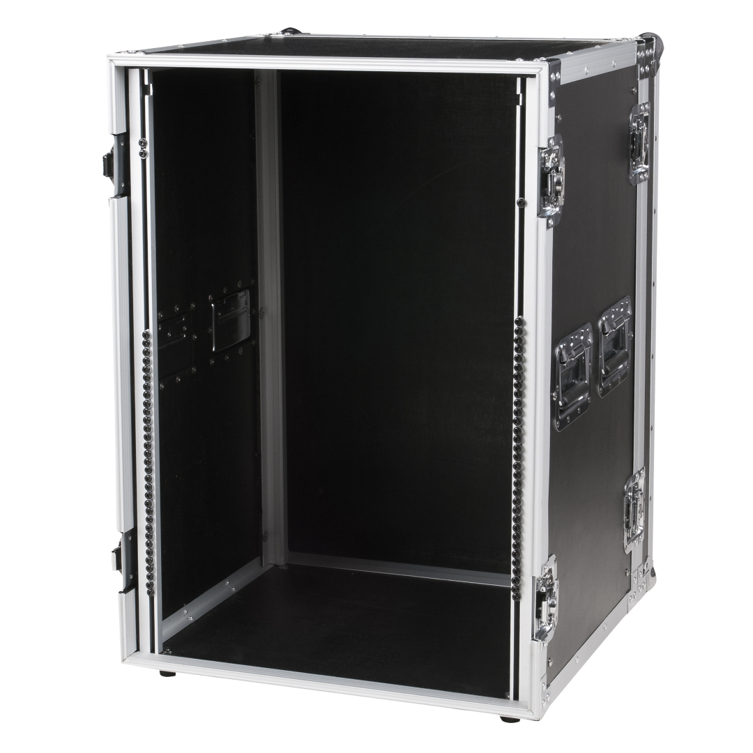 SHOWGEAR Double Door Case 16U 19inch rek flightcase 16 eenheden hoog 
