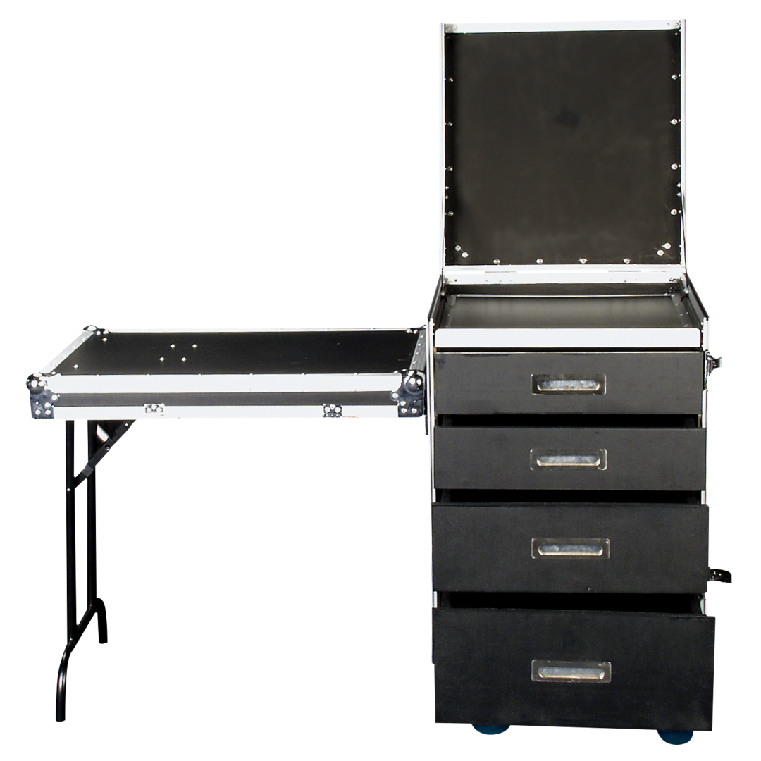 Drawer Case 12U + Work Surface Ladecase 12 U + werkblad