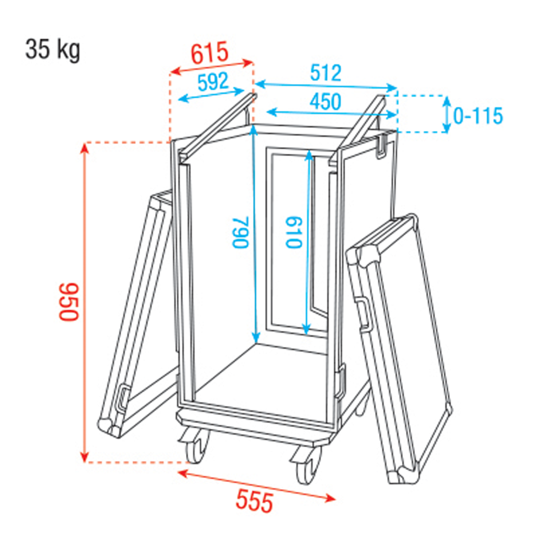 Combi Case Combicase 16+14U
