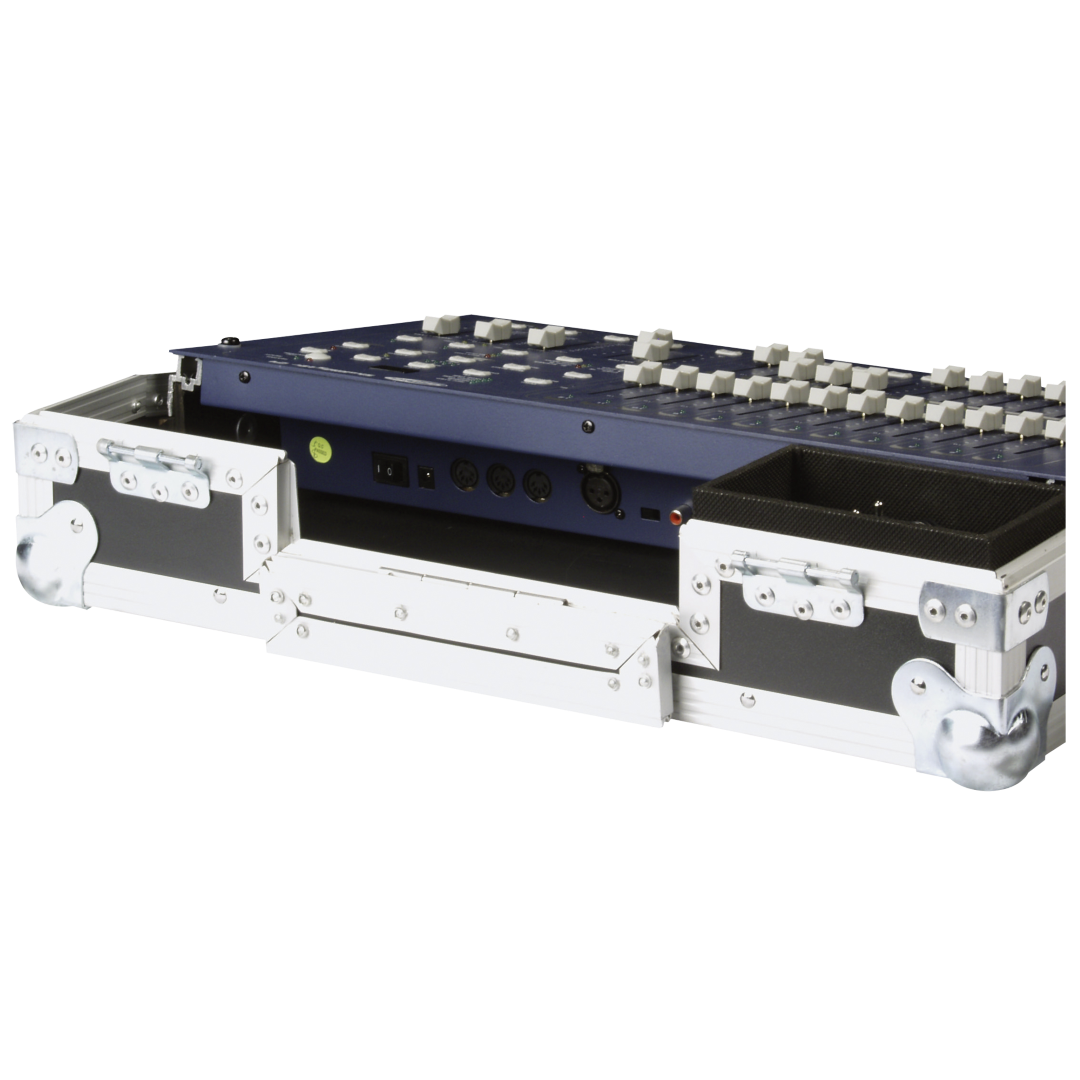 Flightcase voor 19inch 6eenheden Controller oa. Showmaster24 en SC-24 