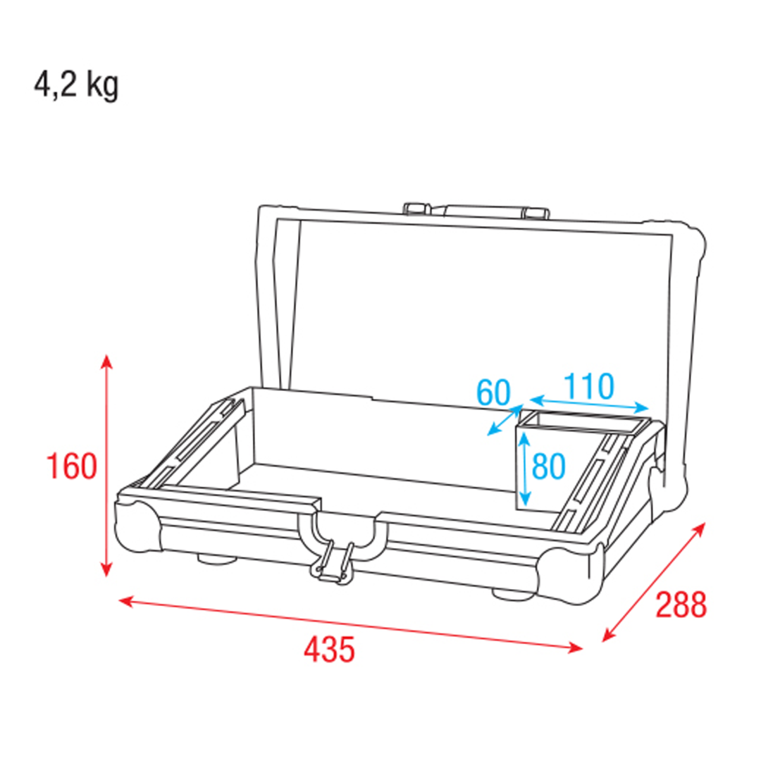 Flightcase ColorCue 2 