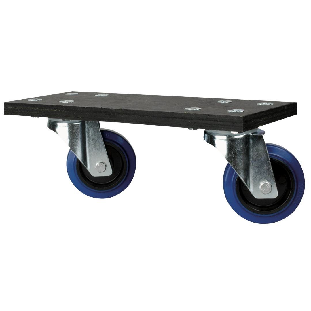 Wheel Set for Stack Cases twee wielenset voor flightcases 