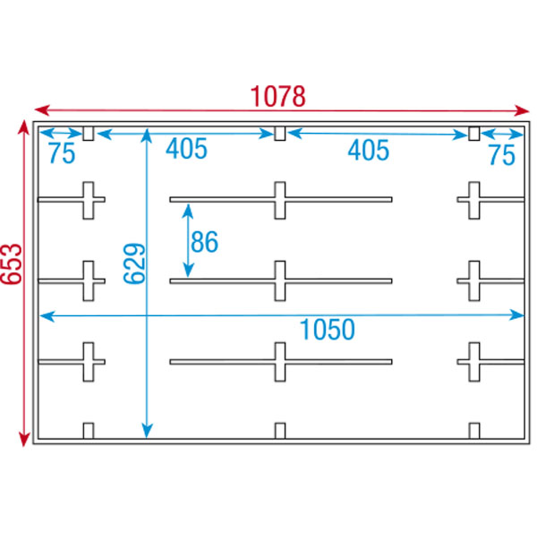 Flightcase voor 8 Sunstrips