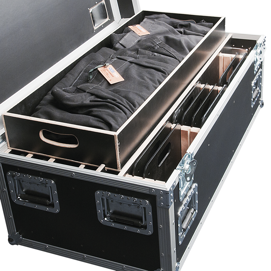Pipe & Drape Case for FOH Kit Voor een breedte tot 19 m