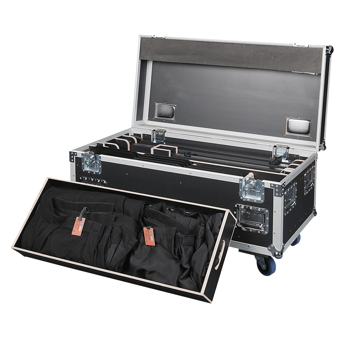 Pipe & Drape Case for FOH Kit Voor een breedte tot 19 m