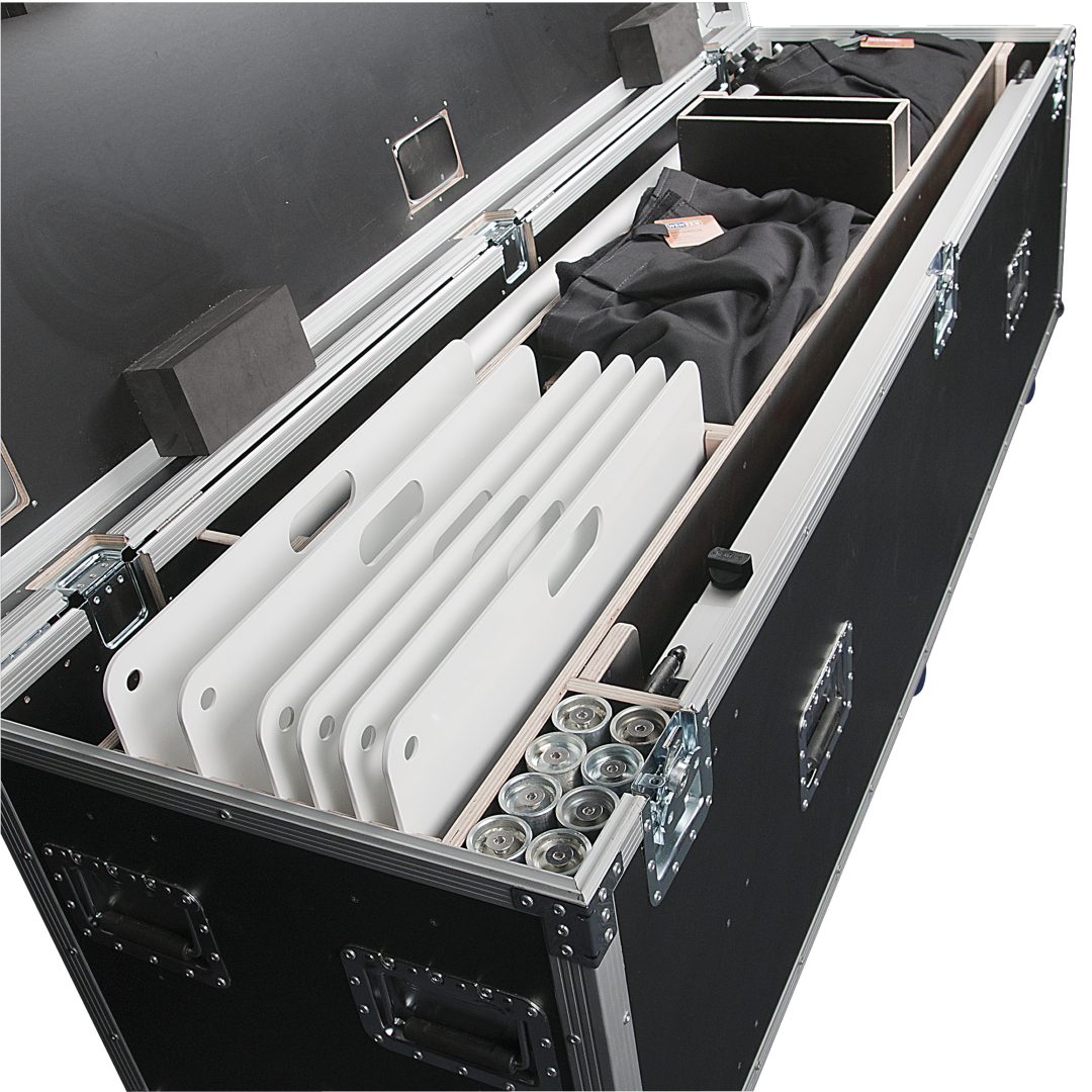 Pipe & Drape Case 60 cm base Voor een breedte tot 21m