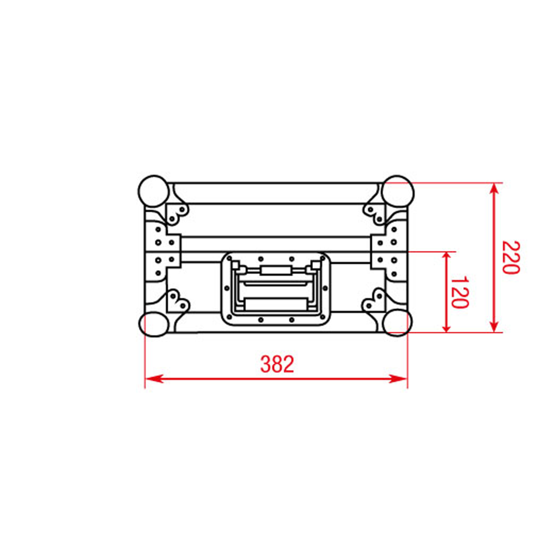Flightcase voor Pioneer CDJ-player modellen