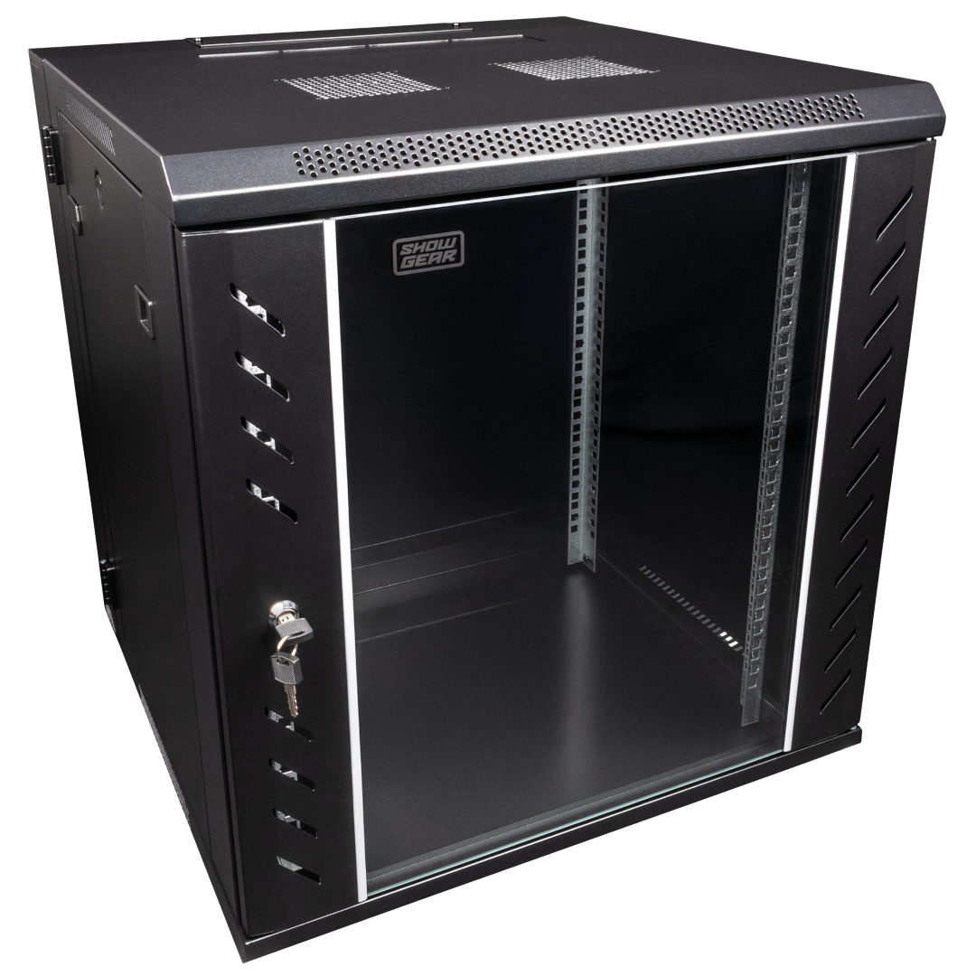 Server installatierek 12 eenheden glazendeur RCA-WMF-12 