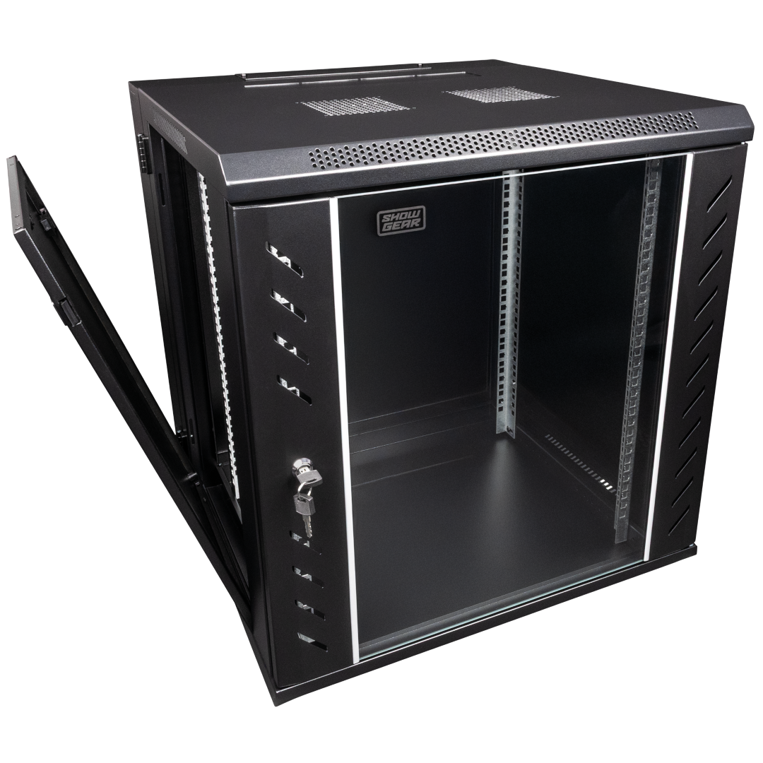 Server installatierek 12 eenheden glazendeur RCA-WMF-12 