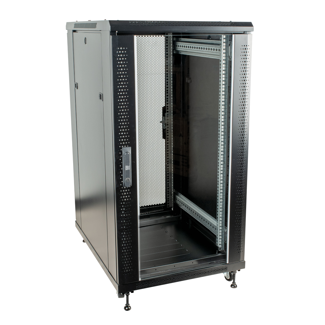 Netwerkkast met glazen deur 22eH RCA-FSG-22