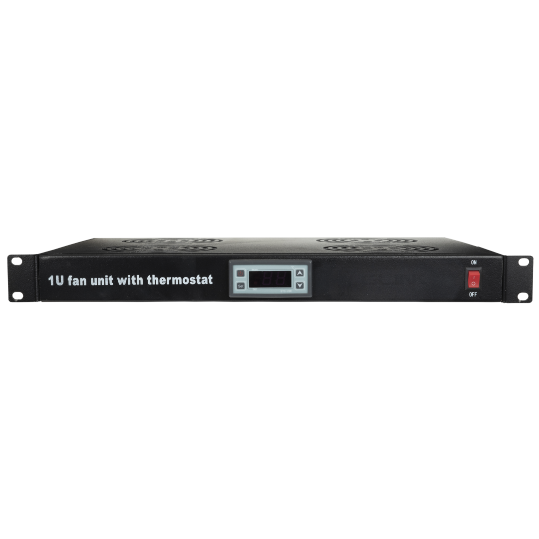 ventilatieunit 19inch 1eH 4 ventilatoren